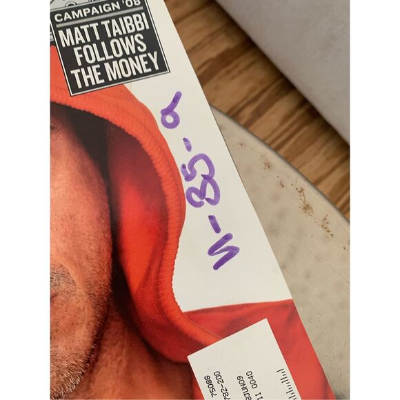 Lot of 4 Rolling Stone Magazines – 2007–2008 Issues – Chris Martin, Robert Downe - Picture 6 of 8